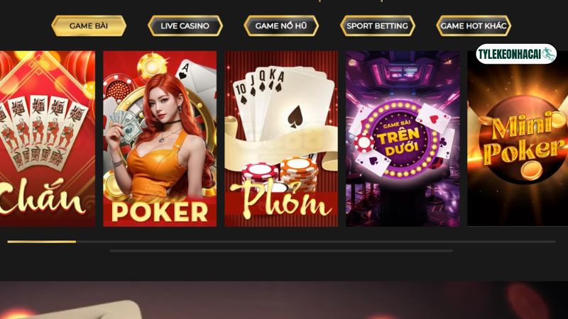 Hệ thống trò chơi giải trí đa dạng, đặc sắc quy tụ tại cổng game